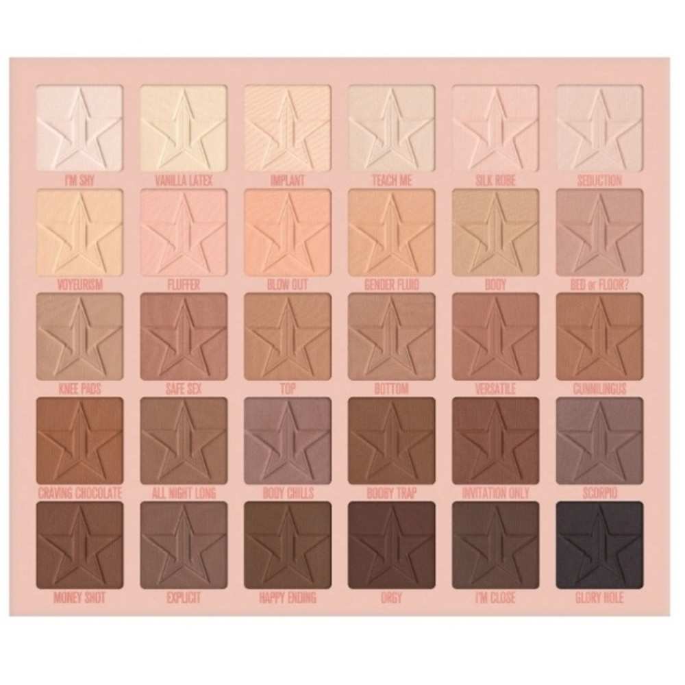 Jeffree star cosmetics Orgy Palette
